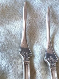 Pair Of Vintage Tiffany & CO Sterling Silver Solid Nut Pick San Lorenzo Pat 1916 - Picture 1 of 8