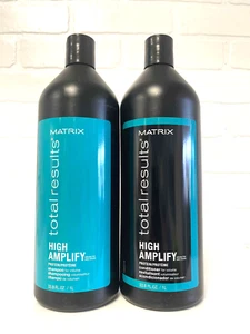 !!!NEW!!! MATRIX TOTAL RESULTS HIGH AMPLIFY SHAMPOO & CONDITIONER SET- 33.8OZ - Picture 1 of 1