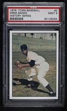 1979 TCMA Baseball History Series the 1950's Ernie Banks #5 PSA 9 MINT HOF