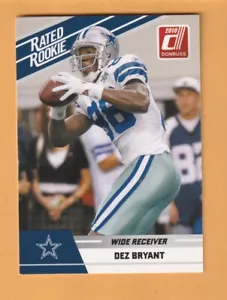 Dez Bryant Dallas Cowboys 2010 Donruss #32 RC Oklahoma State Cowboys 9A - Imagen 1 de 2