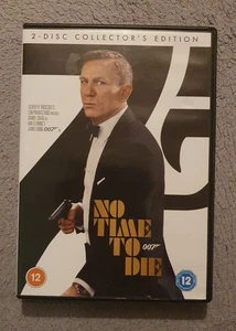 NO TIME TO DIE 2021 DVD Janes Bond 2-disc edition FREE POSTAGE Daniel Craig - Picture 1 of 1