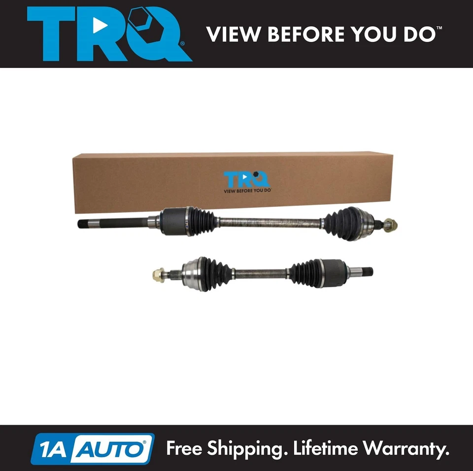 TRQ Front New Complete CV Axle Shaft Assembly LH RH Pair 2pc for W164 X164 ML GL - Изображение 1 из 4