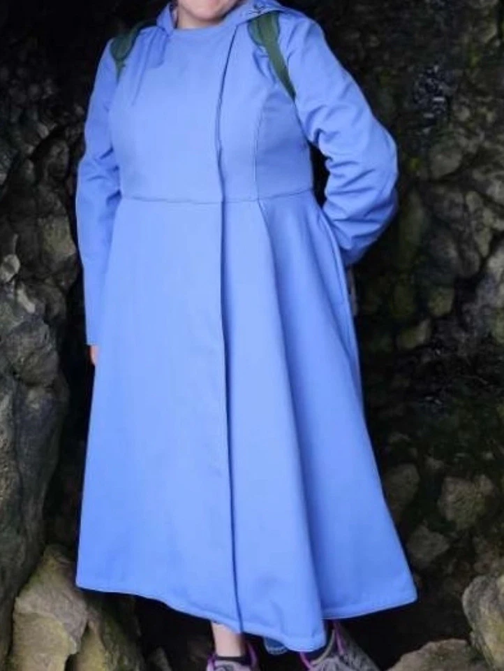 Gabardina Rain Sister’s azul claro doble botonadura XL/14 Petite Foto 1 de 3