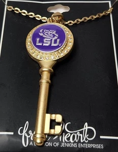 University Of LSU Tigers Collectible Premium  Necklace (18" Chain) Heavy Duty  - Picture 1 of 3