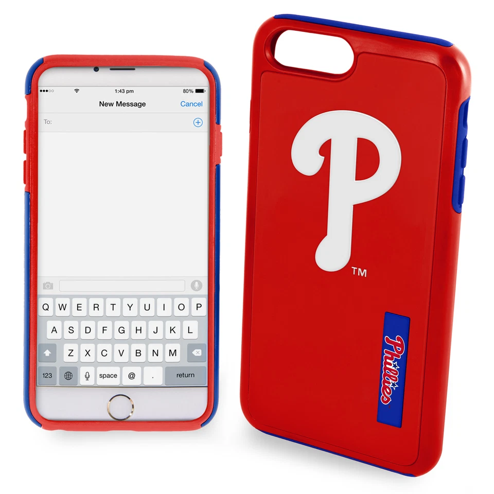 Funda híbrida FOCO MLB Philadelphia Phillies para iPhone 8+, 7+, 6+ y 6s+ Foto 1 de 1