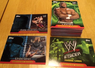 2006 Topps WWE Insider Restricted Access 55 Cards w Foil & Chris Benoit #40 more - Image 1 of 4