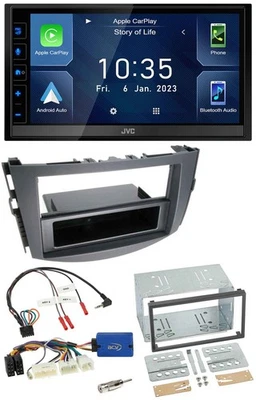 JVC DAB Bluetooth Lenkrad USB 2DIN Autoradio für Toyota RAV 4 ab 2011 28 Pin - Bild 1 von 4