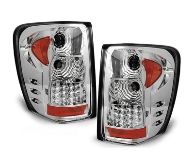 LUCI POSTERIORI per chrysler jeep grand cherokee 1999 2000-2005 Cromo LED LED Foto 1 de 1