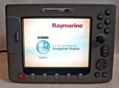 RAYMARINE E80 E02011 MARINE GPS CHART PLOTTER FISHFINDER RADAR MFD DISPLAY UNIT - Image 1 of 4