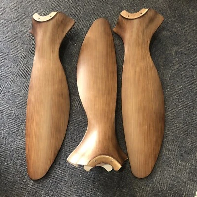 reiga YFT-7062HP 52" Brown Modern High CFM Ceiling Fan Blades Only - Image 1 of 3