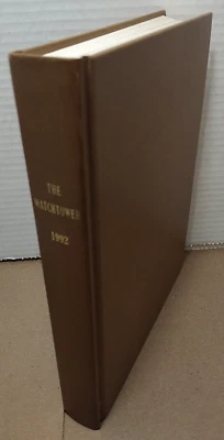 The Watchtower - 1992 - Hardcover - Bible & Tract Society - Jehovah's Witnesses - Image 1 of 4