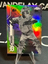 2020 Topps Chrome Jake Rogers RC Negative Refractor #47