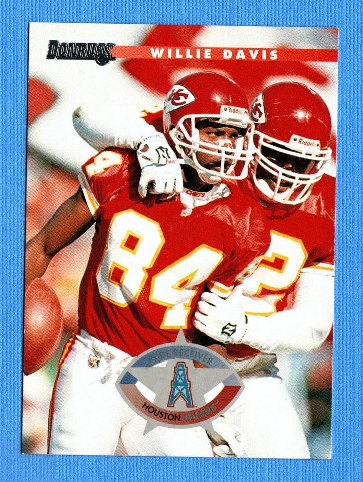 1996 Donruss #91 Willie Davis Houston Oilers - Image 1 of 1