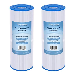 2 x Hot Tub Spa Pool Water Filter Cartridges Compatible Pleatco PRB25IN, UNICEL - Picture 1 of 2