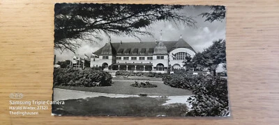 Postkarte Westerland Sylt Kurhaus mit Casino 11.07.1957 gel_ - Bild 1 von 4