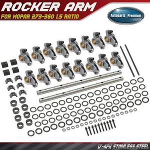 17-4PH Stainless Steel Shaft Mount Rocker Arm Set for Chrysler 273-360 1.5 Ratio - Picture 1 of 10
