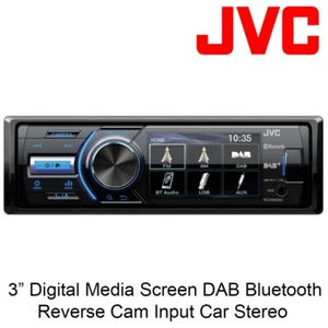 JVC KD-X561DBT 3" Screen Blutooth DAB Reversing Camera Input USB AUX Car Stereo - Picture 1 of 1