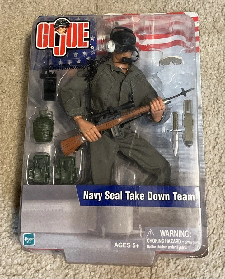 Hasbro Gi Joe Navy Seal Take Down Team 12 Inch Action Figure 2001