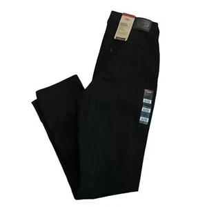 Levi’s women’s classic straight midrise black pants 14 L 32x32 NWT - Picture 1 of 8