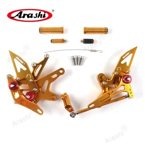 Adjustable Footrest Foot Pegs fit Kawasaki Ninja 250 2018-2023 / Z250 2019-2022 - Picture 1 of 5