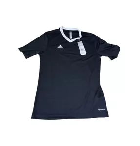 ADIDAS Aeroready Performance Logo T-Shirt size XL (Fits Like M) Black Tee - Picture 1 of 7