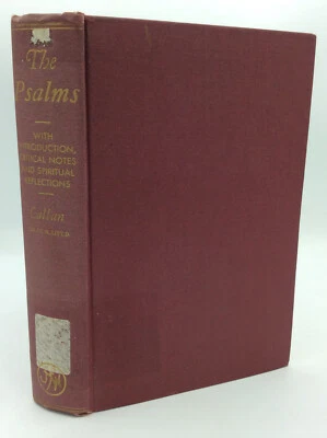 THE PSALMS - Charles J. Callan - 1944 - Latin & English - Biblical studies - Image 1 of 4