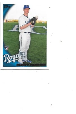Dusty Hughes 2010 Topps Baseball Rookie Card #524 Royals - Image 1 of 2