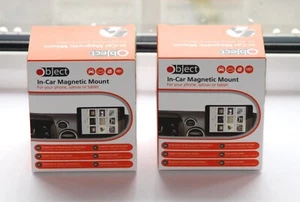 ***Pair*** of OBJECT 4-in-1 Magic In-Car Magnetic Mounts For Phone, Satnav, Etc. - Picture 1 of 5
