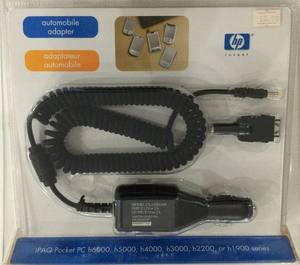 caricabatteria da auto per palmare Hp h6000/5000/4000/3000/2200/1900 - Immagine 1 di 2