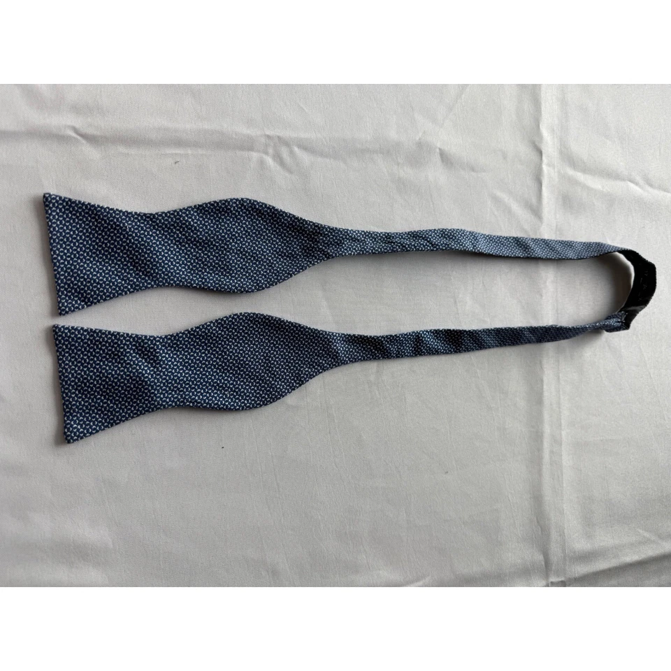 Галстук-бабочка Tommy Hilfiger синий геометрический хлопок регулируемый галстук - Изображение 1 из 4