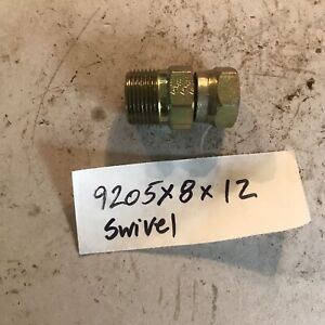 1/2” NPSM Female Pipe Swivel To 3/4” Male Pipe Thread Straight WH 9205x8x12