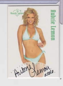 Aubrie Lemon 2002 Bench Warmer Auto 071722AZCD89 - Picture 1 of 2