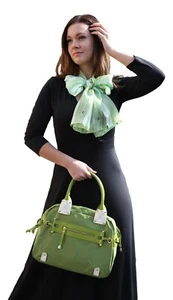 Bolso de mujer Shopper bolso de mano bolso asa verde bolso verde bolso verde bolso de hombro - Imagen 1 de 5