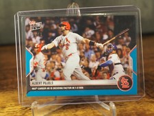 2022 TOPPS NOW Blue PARALLEL #760 ALBERT PUJOLS ST LOUIS CARDINALS 8/49