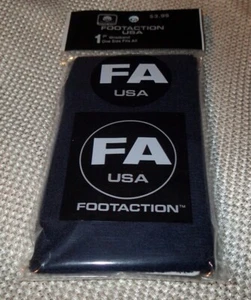 NAVY BLUE FOOTACTION USA WRISTBAND / SWEATBAND ONE SIZE FITS ALL 1 Pair - Picture 1 of 2