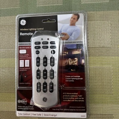 45600 GE Z-Wave Remote for Wireless Lighting Control OEM New Factory Sealed  - Image 1 of 2