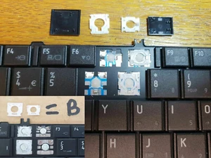 Toshiba Satellite C600 L600 L630 L635 L640 L645 Any KEY, selling keys only - Picture 1 of 7