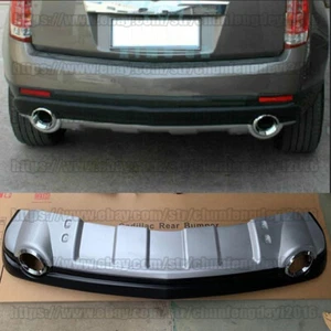 For Cadillac SRX 2010-2015 Chrome ABS Rear Bumper Board Guar Trim 1PCS - Picture 1 of 6