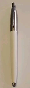 Parker Pen Jotter Calendario Perpetuo Penna a Sfera Bianco Argento Vintage Inghilterra - Foto 1 di 9
