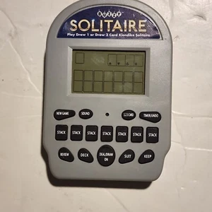 Buzzy Classic 2 In 1 Solitaire Mini Pocket Arcade Play Draw 1 Or Draw 3 Klondike - Picture 1 of 2