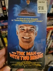 The Man With Two Brains 1981 VHS Rare Hard To Find 1986 Release Version - Picture 1 of 2