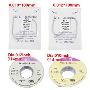Dental Orthodontic Niti Open Coil Spool Springs Accessory 012*030″ / 010*030″ - Picture 1 of 39
