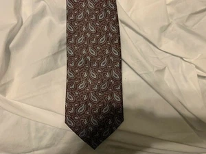 BRIONI  Tie  made in Italy   Woven Silk/linen Neck Tie   - Picture 1 of 4