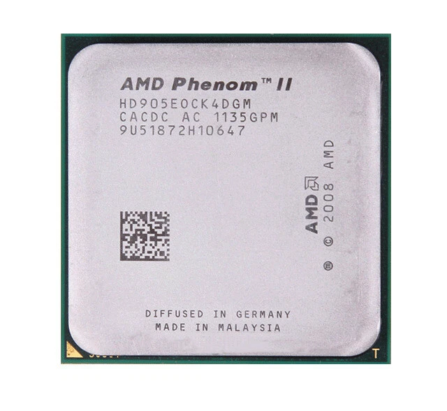 AMD Phenom II X4 925 X4 631 X4 638 X4 641 X4 651 X4 905E CPU Processor - Image 1 of 4