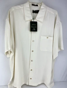 Charles Orvis Signature Collection Hombre Abotonado 100% Seda 2XL Corto Sl. Camisa - Imagen 1 de 14