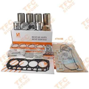 Overhaul Rebuild Kit For Yanmar 4TNV98 Engine STD Piston Ring Liner Gasket Set🥇 - Picture 1 of 1