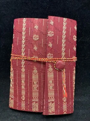 NEW ~ MATR BOOMIE SILK WRAPPED JOURNAL - 100% COTTON PAPER - Image 1 of 4