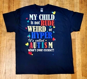 Handmade T-Shirt "Autismus" (XL) - Bild 1 von 3