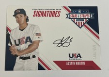 2020 Panini USA Baseball Stars & Stripes /499 Austin Martin #CNTAM Auto