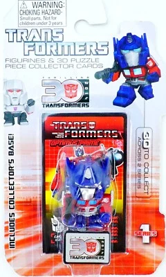 Transformers Optimus Prime Figuras 3D Puzzle Coleccionista Tarjetas Serie 1 Juguetes para Niños  Foto 1 de 4